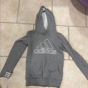 Adidas hoodie XS Grey